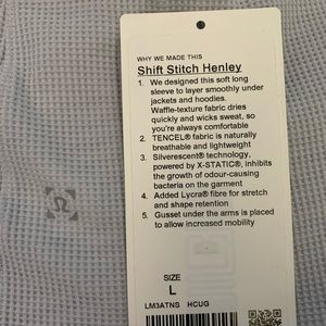 Lululemon Shift Stitch Henley